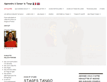 Tablet Screenshot of danserletango.com